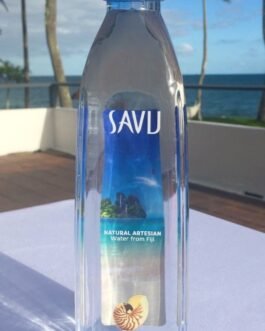 Savu Natural Artesian Water from Fiji (16.9 fl oz(500 ml bottles, case of 24)