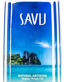 Savu Natural Artesian Water from Fiji (16.9 fl oz(500 ml bottles, case of 24)