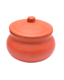 Clay Curd Pot With Lid- 500ml